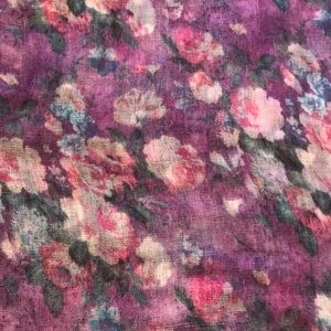 Reversible Scarf, Polka Dots and Floral Scarf